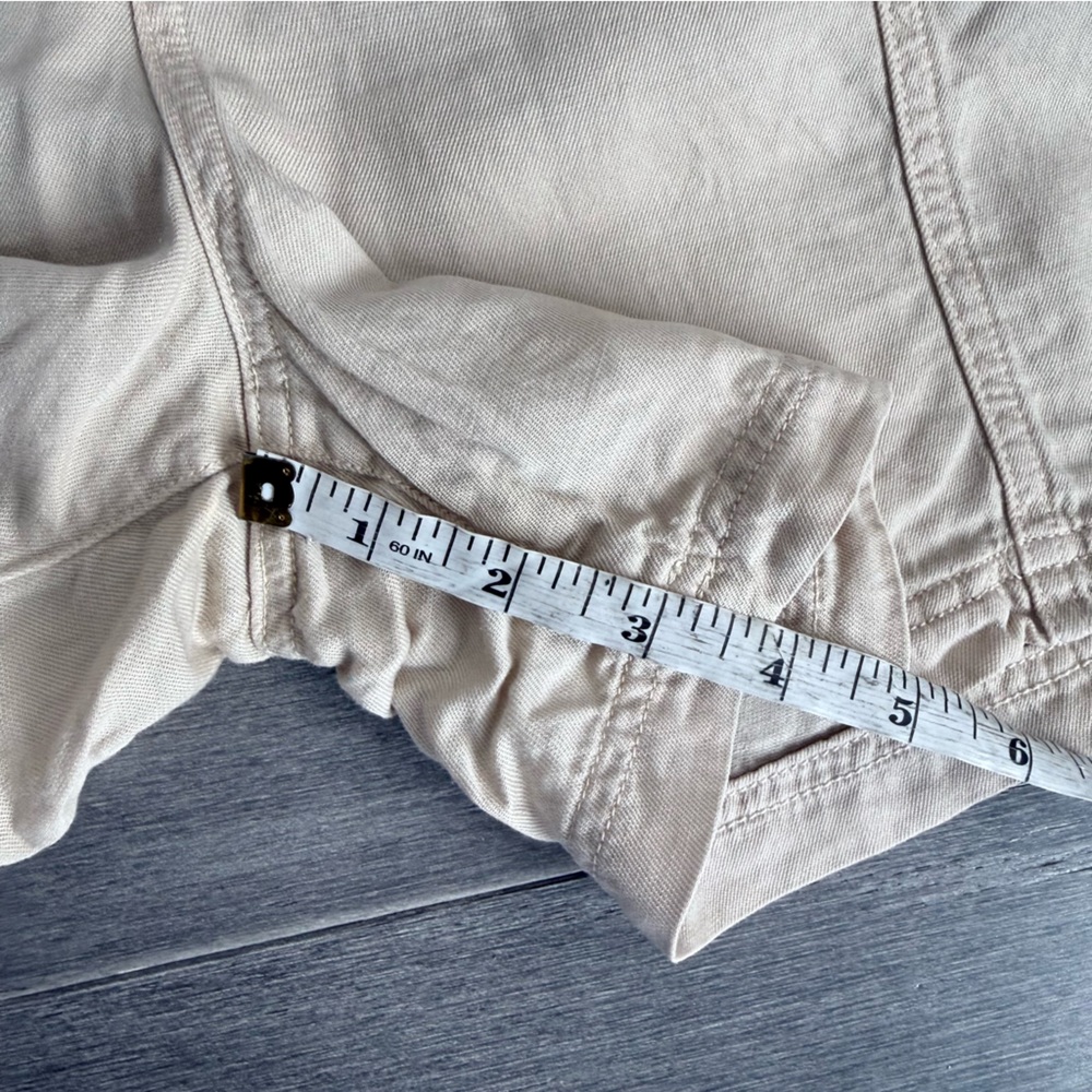 Faherty Arlie Day™ Short 4 in Safari Size L Large Linen Tencel Pull On Style - Picture 15 of 15